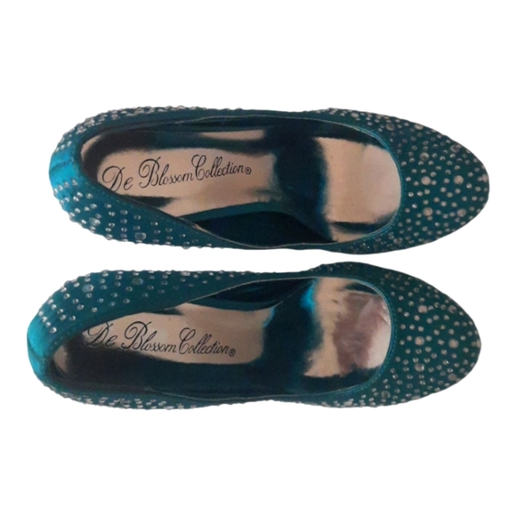 New De Blossom Collection SilverStone Size 6  Heel 5"   Platform 1" Stiletto - Picture 4 of 4